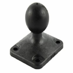 (RAP-B-347) Base with 1" Ball and 2" x 1.7" Plate